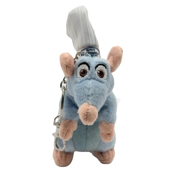 Disney Parks Epcot Chef Remys Ratatouille Adventure Plush Mouse Rat 5" Keychain - Picture 7 of 12